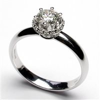 Anello Damiani Donna Minou in Oro bianco Diamante 20016273 - 20016273